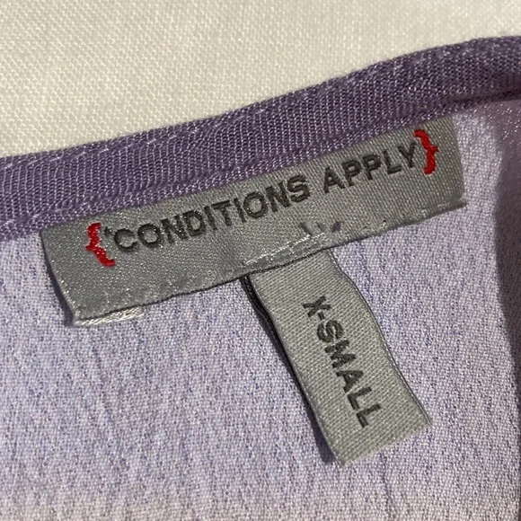 Conditions apply anthro blouse watercolor xsmall - Picture 9 of 16